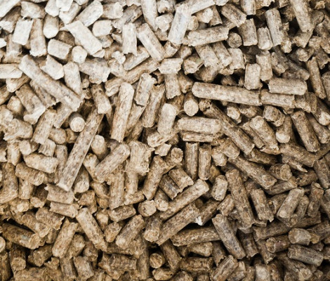 Image of bioenergy pellets used by Drax