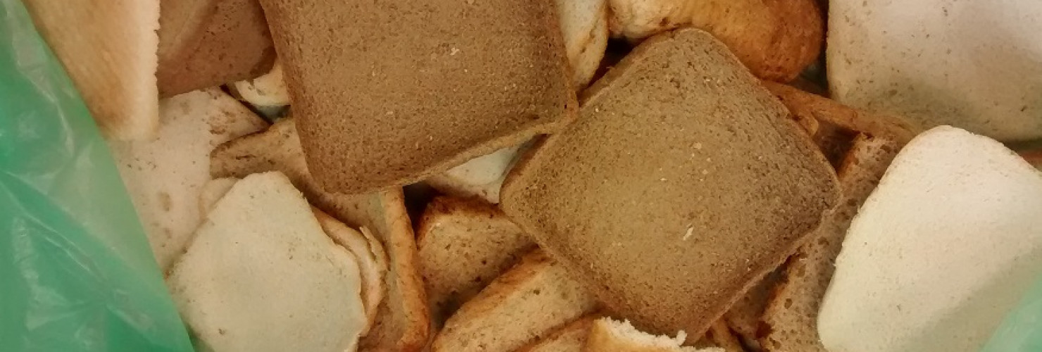 An image of waste bread crusts